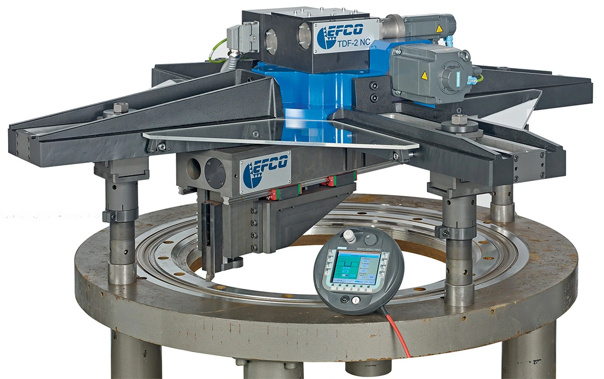 Série de flanges de torno CNC TDF
