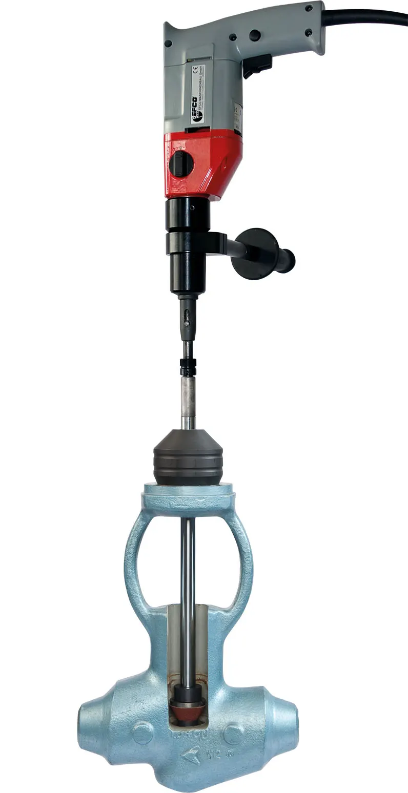 Transportable Ventilschleifmaschine für konische Sitze VSK