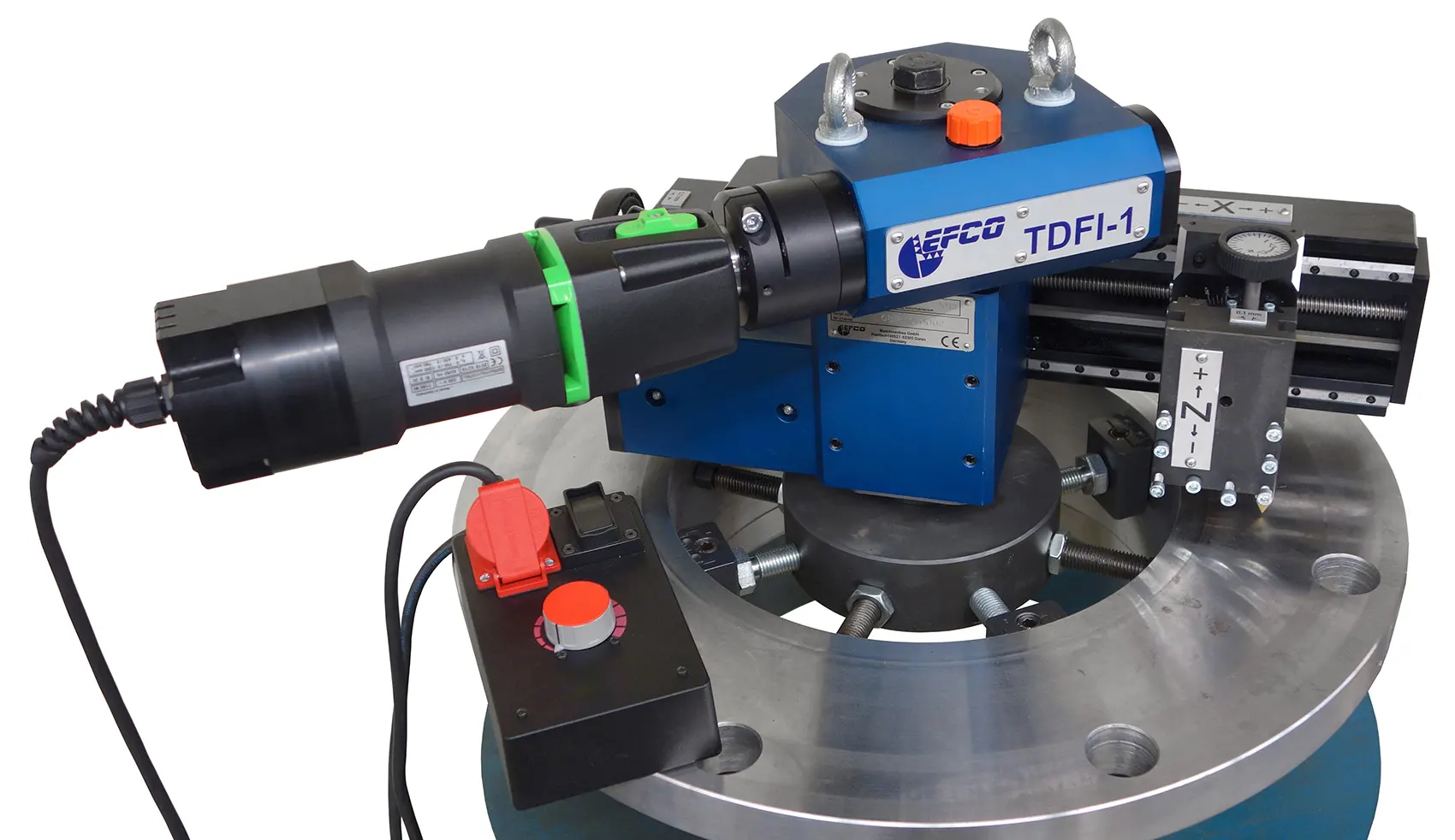 ماكينات خراطة شفة التثبيت الداخلي القابلة للنقل